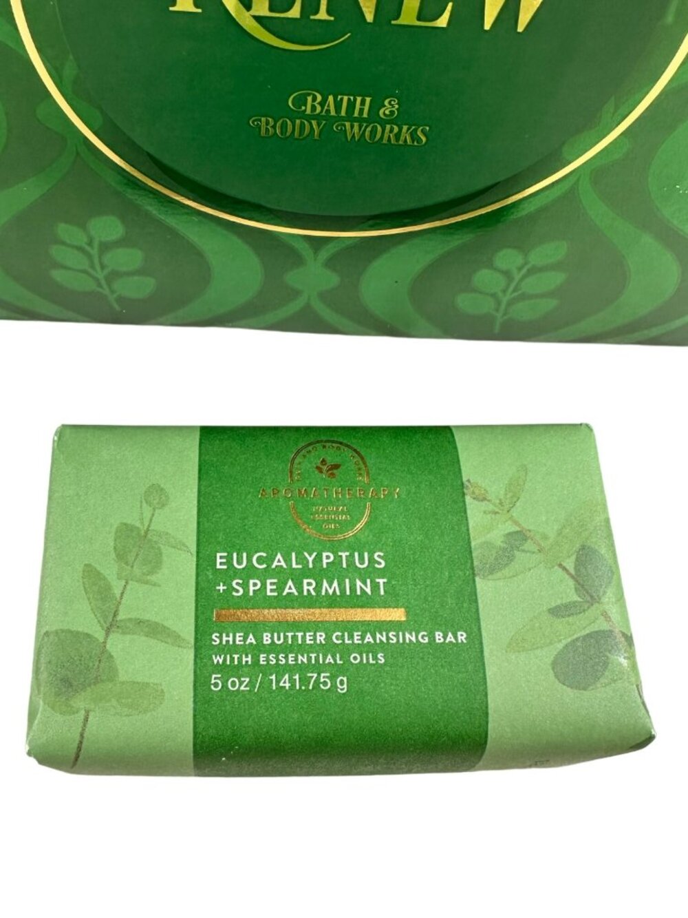 Bath & Body Works Green Aromatherapy Stress‎ Relief Eucalyptus Spearmint - Picture 9 of 12